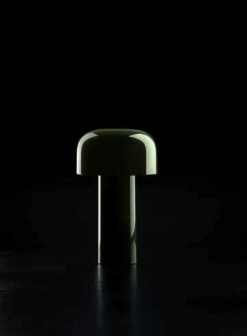 Lampe de table Bellhop portable - Vert brillant, IP54 (intérieur/extérieur) - Flos