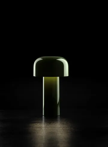 Lampe de table Bellhop portable - Vert brillant, IP54 (intérieur/extérieur) - Flos