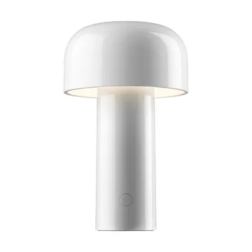 Lampe de table Bellhop portable - White, IP54 (intérieur/extérieur) - Flos