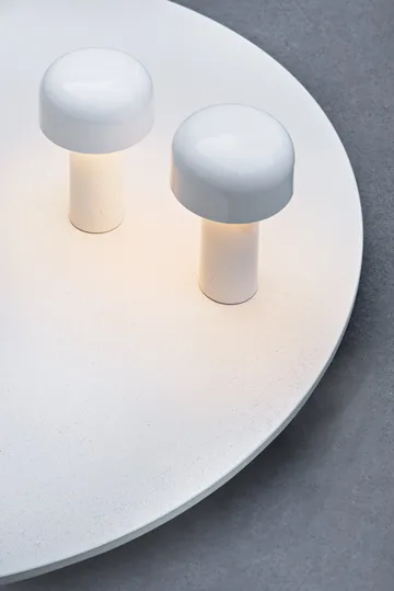 Lampe de table Bellhop portable - White, IP54 (intérieur/extérieur) - Flos