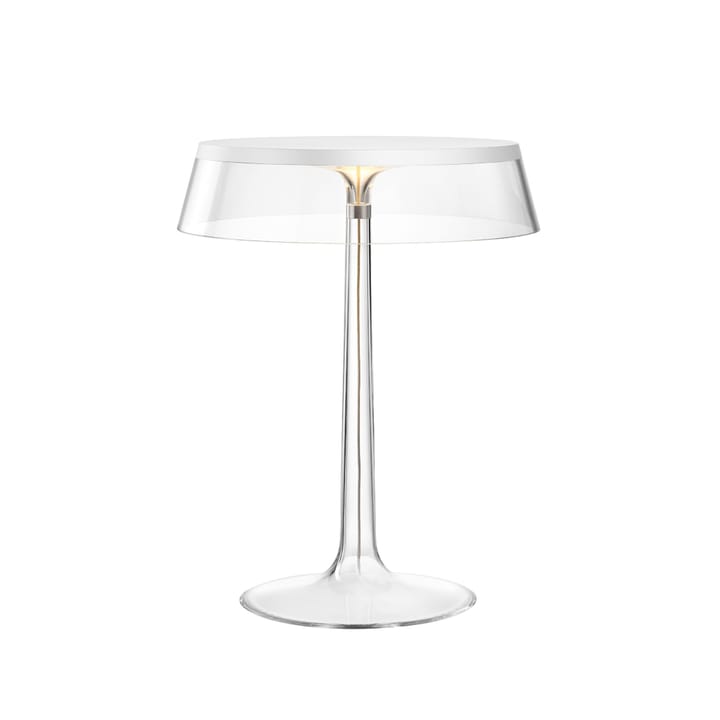 Lampe de table Bon Jour T - Blanc-transparent abat-jour - Flos