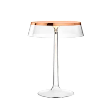 Lampe de table Bon Jour T - Copper-transparent abat-jour - Flos