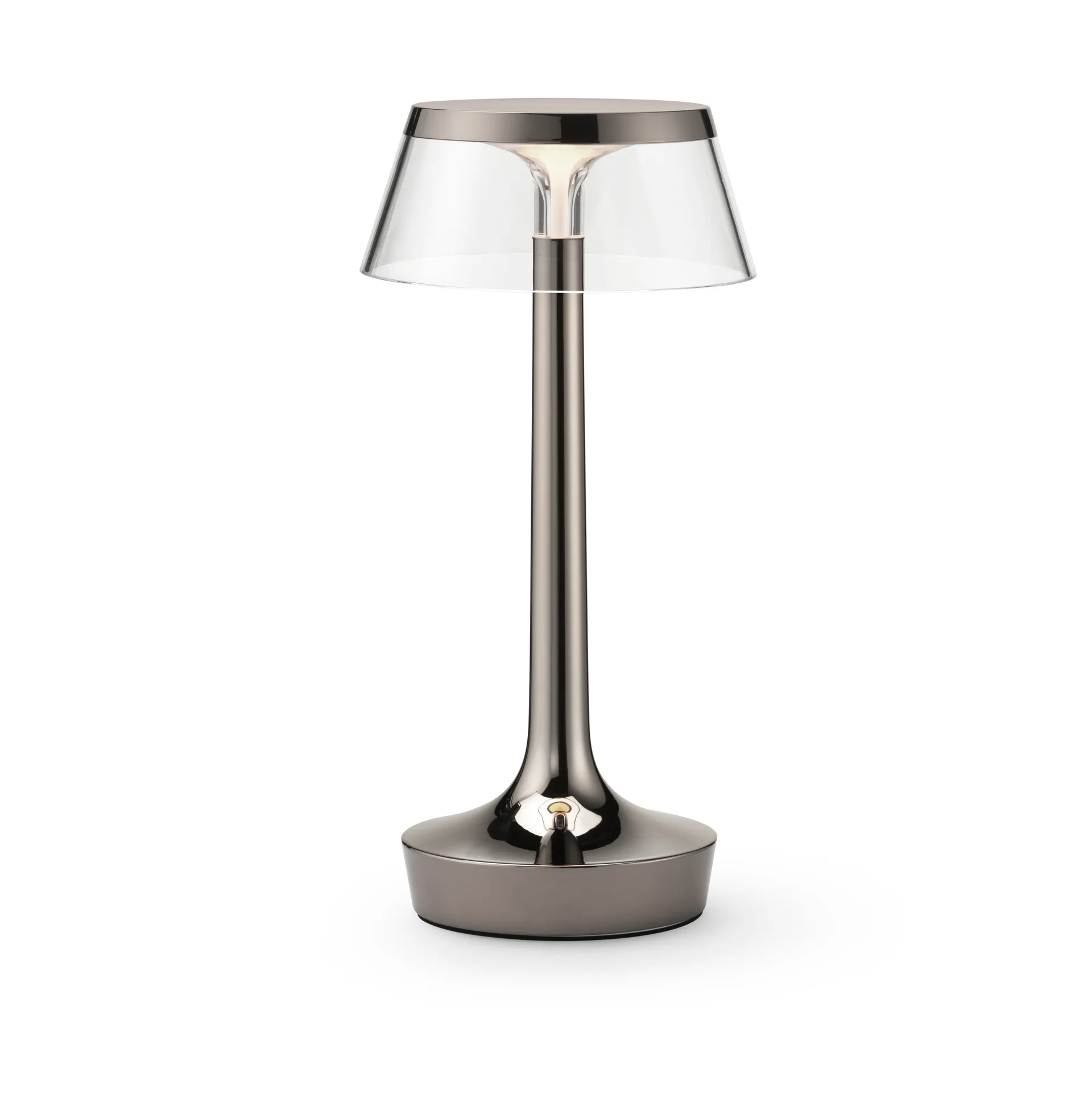 Lampe de table Bon Jour Unplugged, Black Chrome Flos