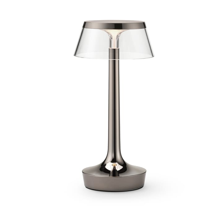 Lampe de table Bon Jour Unplugged - Black Chrome - Flos