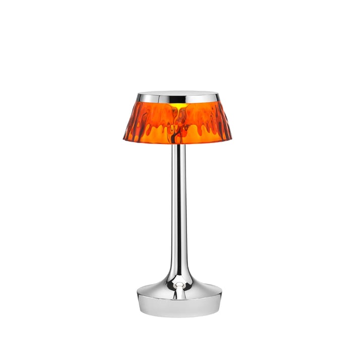 Lampe de table Bon Jour Unplugged - Chrome-amber - Flos
