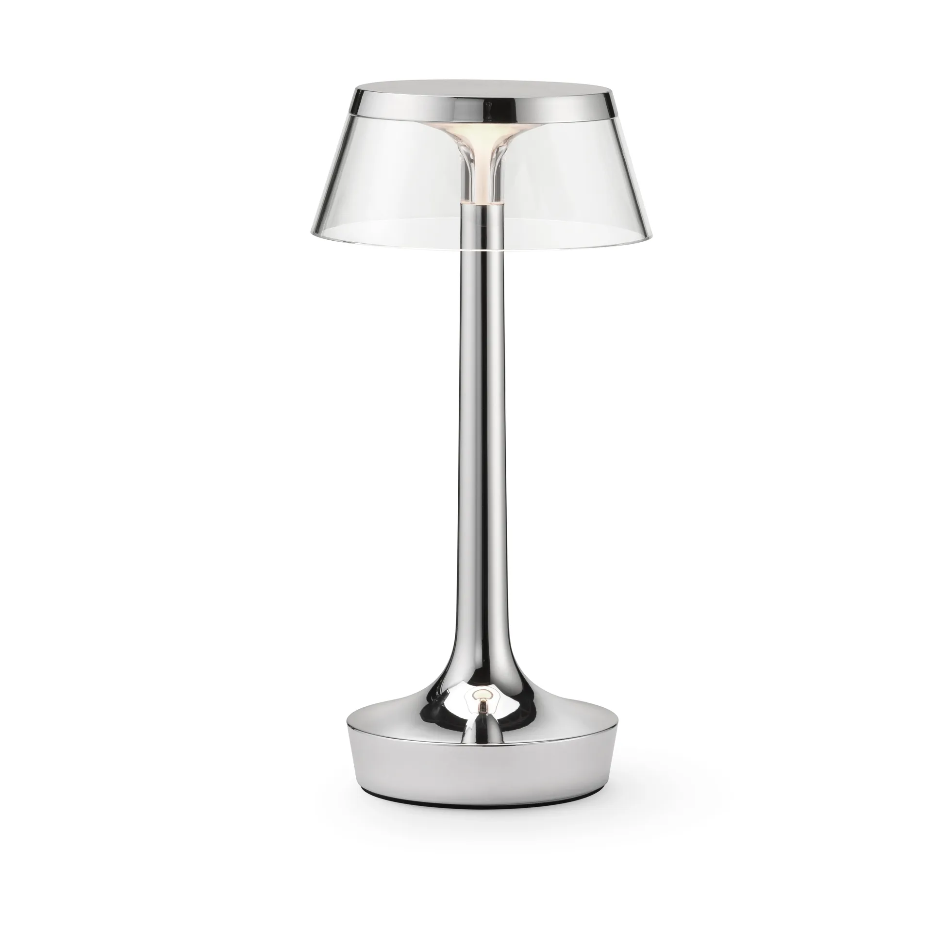 Lampe de table Bon Jour Unplugged, Chrome Flos