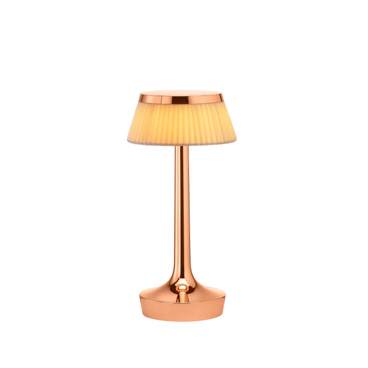 Lampe de table Bon Jour Unplugged - Copper-fabric - Flos
