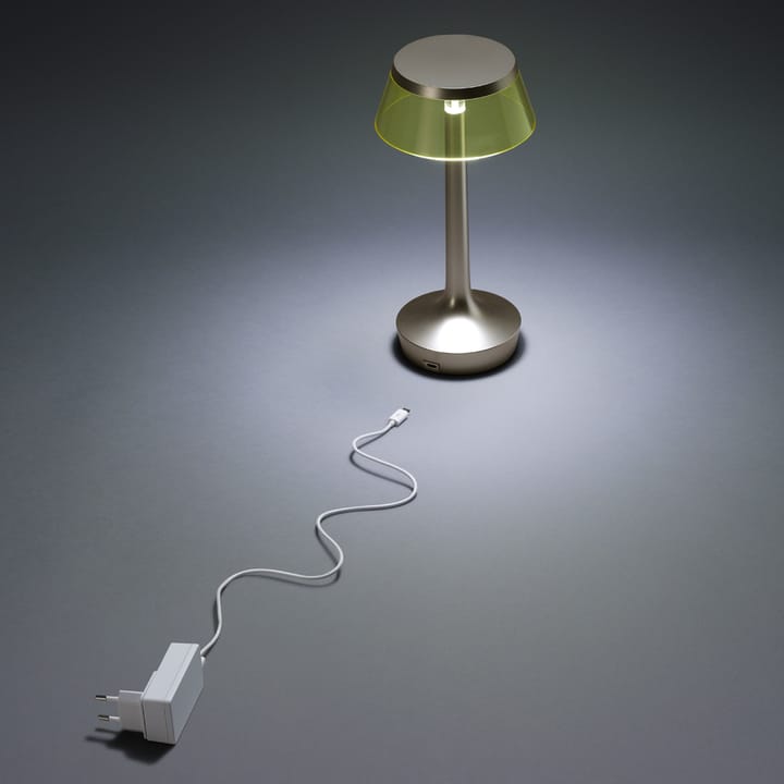 Lampe de table Bon Jour Unplugged, White-fumée Flos