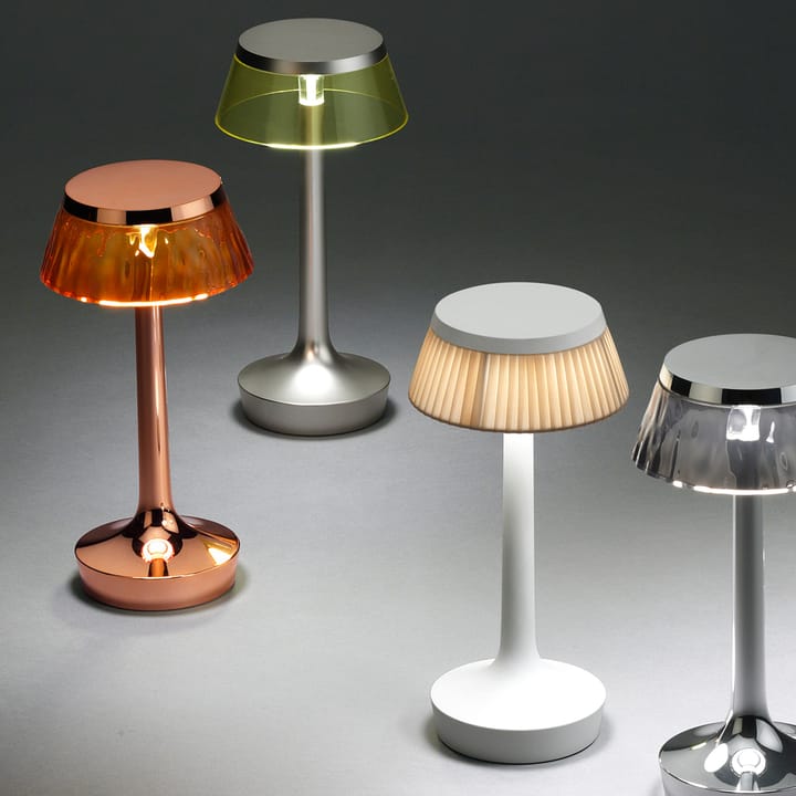 Lampe de table Bon Jour Unplugged, White-fumée Flos