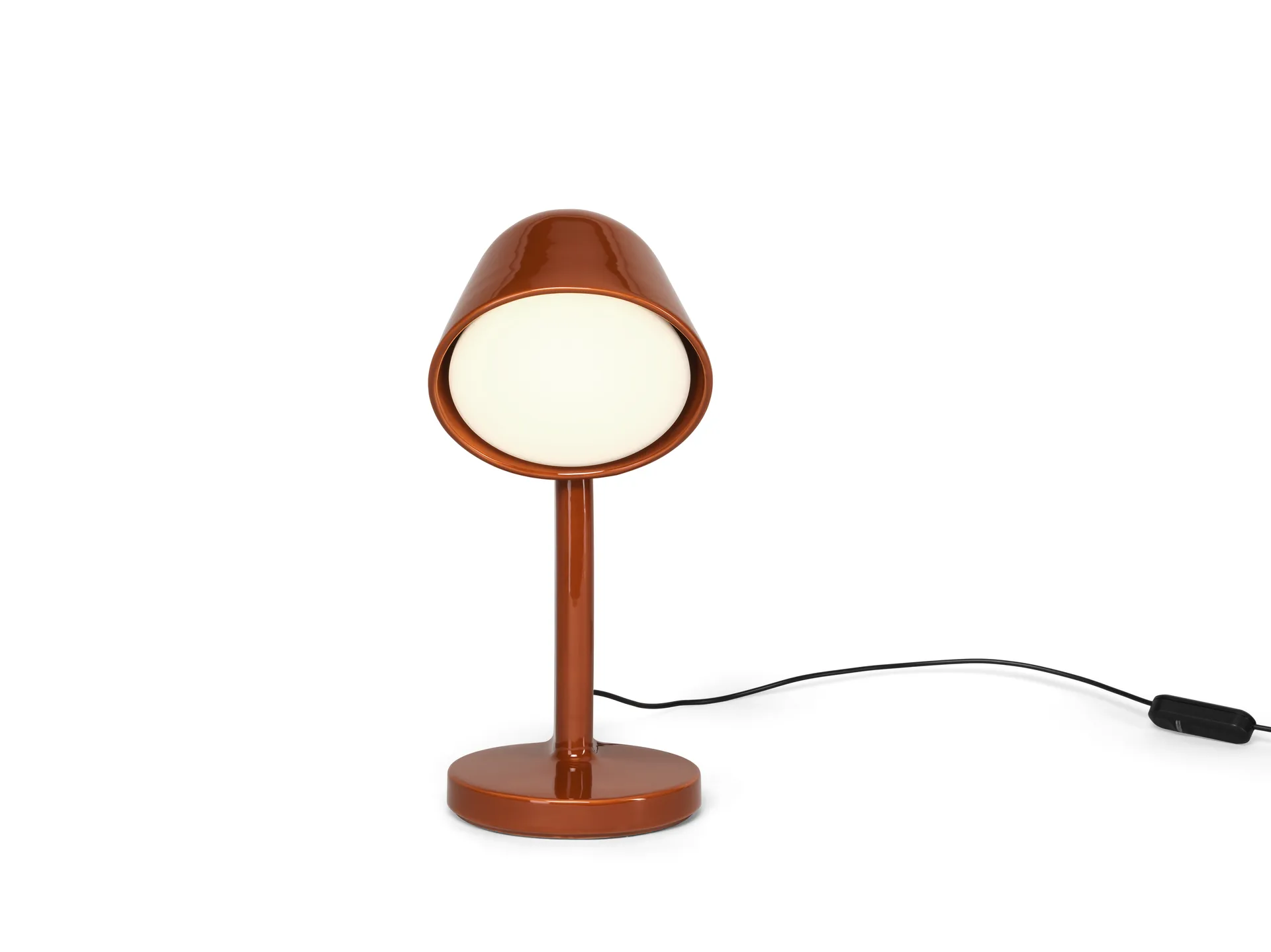 Lampe de table Céramique Down, Rust red Flos