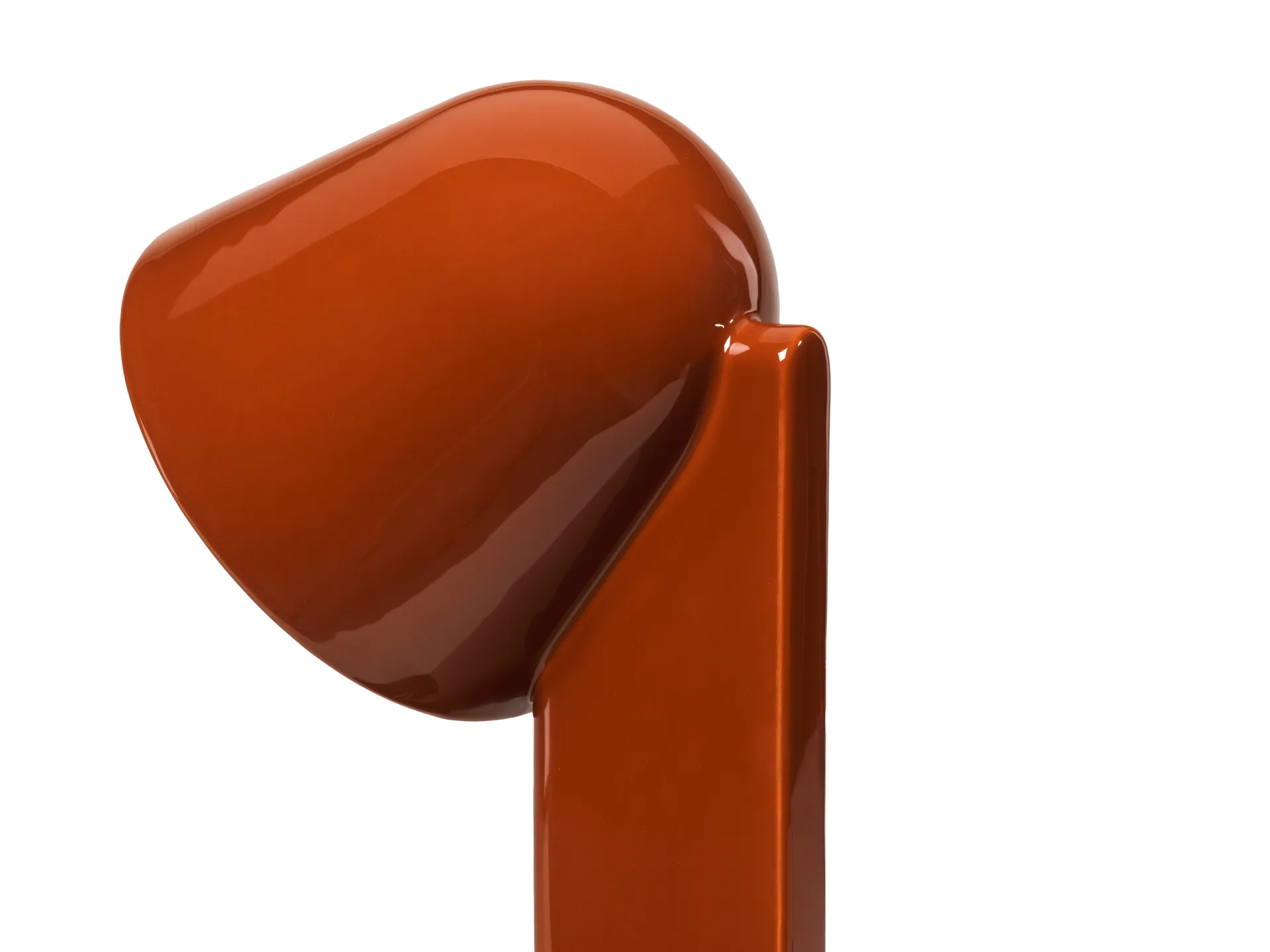 Lampe de table Céramique Down, Rust red Flos