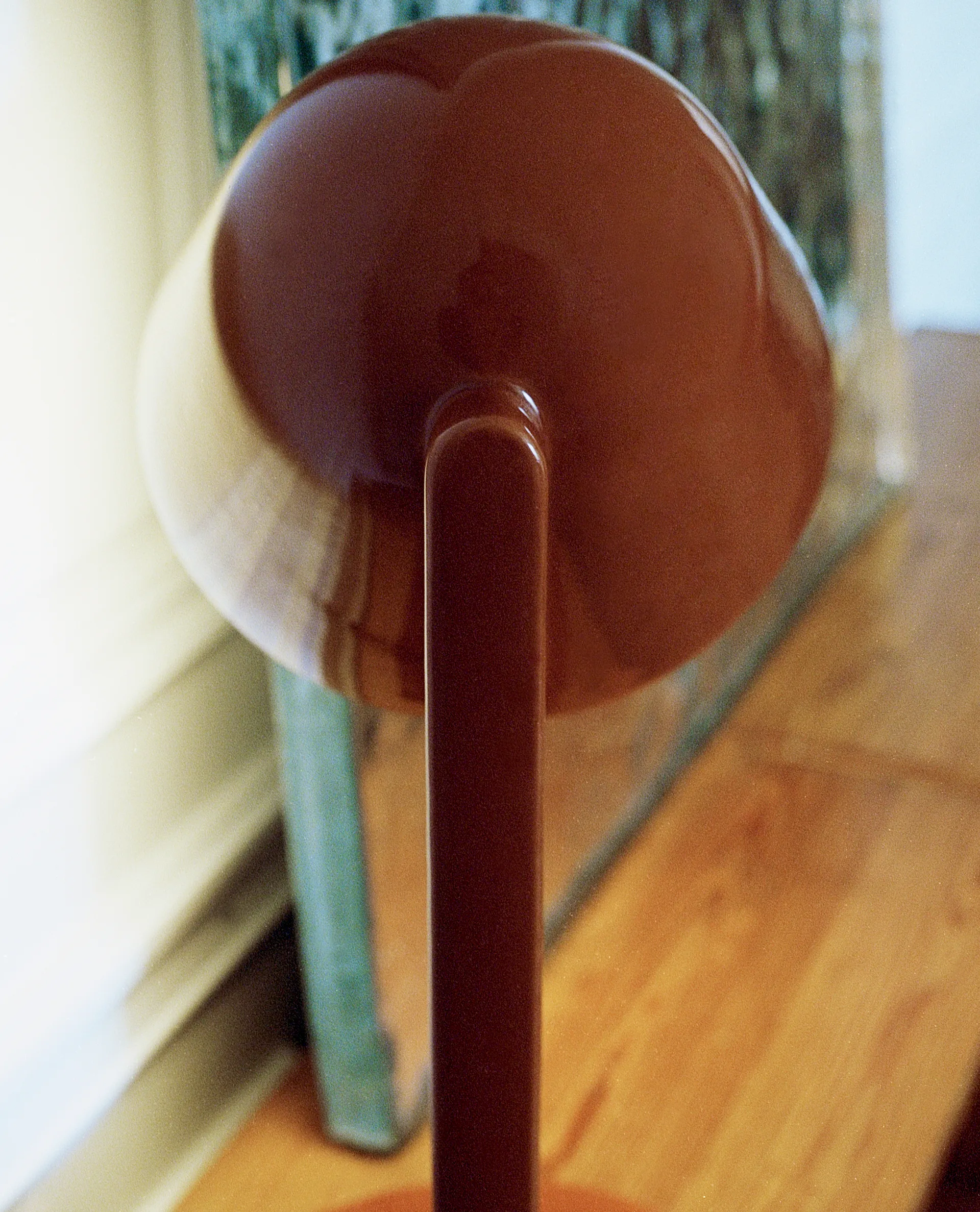 Lampe de table Céramique Down, Rust red Flos