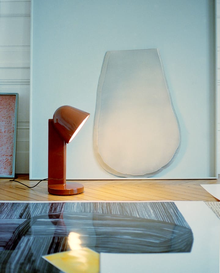 Lampe de table Céramique Down, Rust red Flos