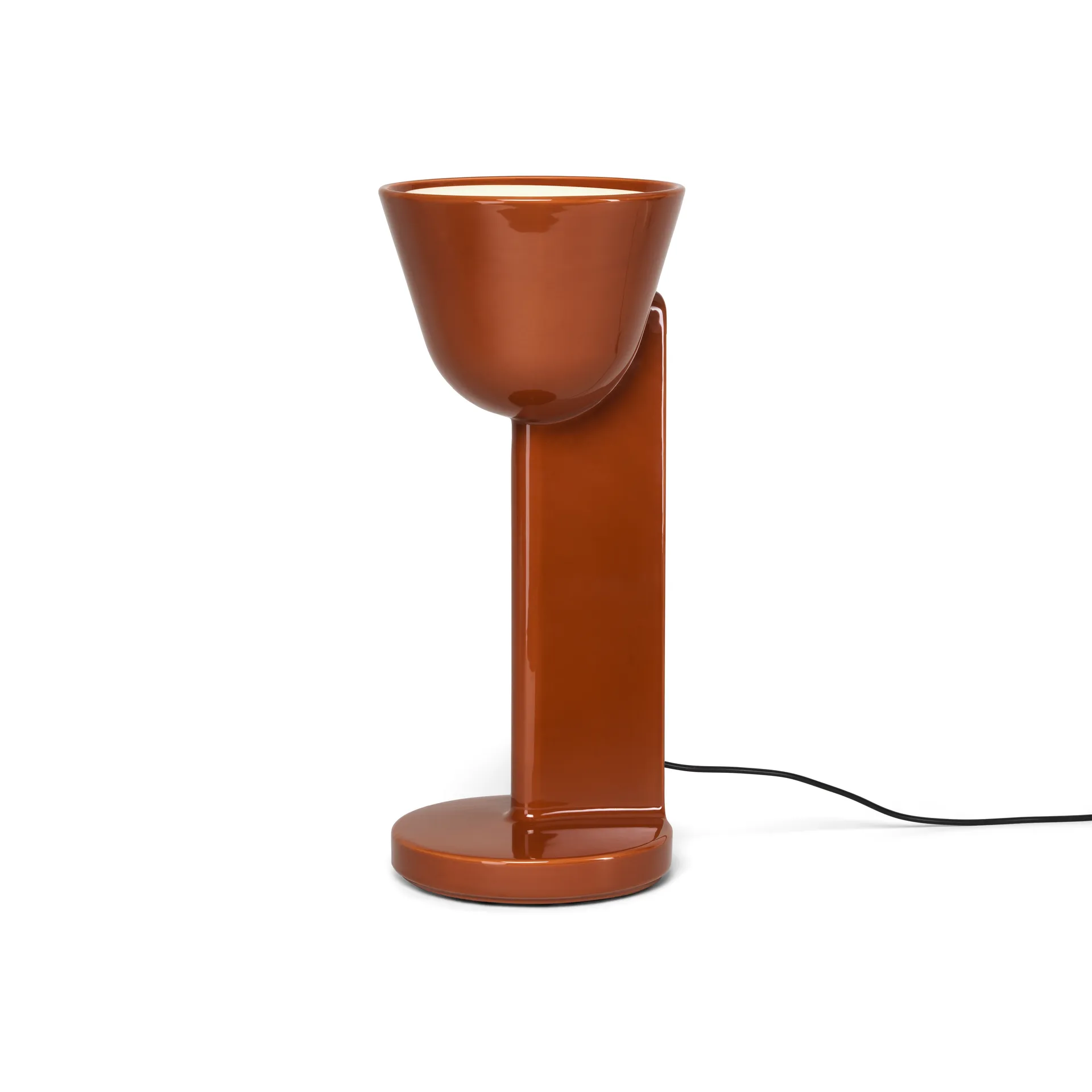 Lampe de table Céramique Up, Rust red Flos