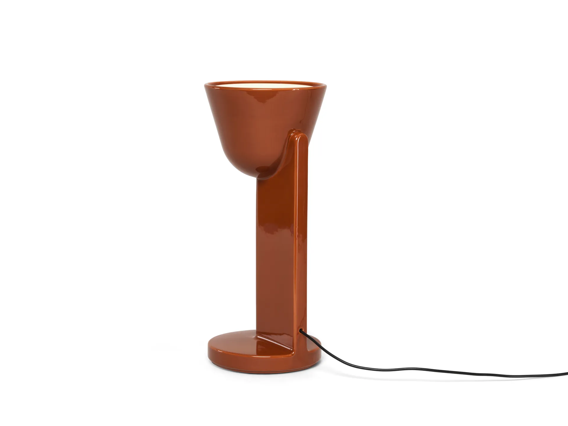 Lampe de table Céramique Up, Rust red Flos