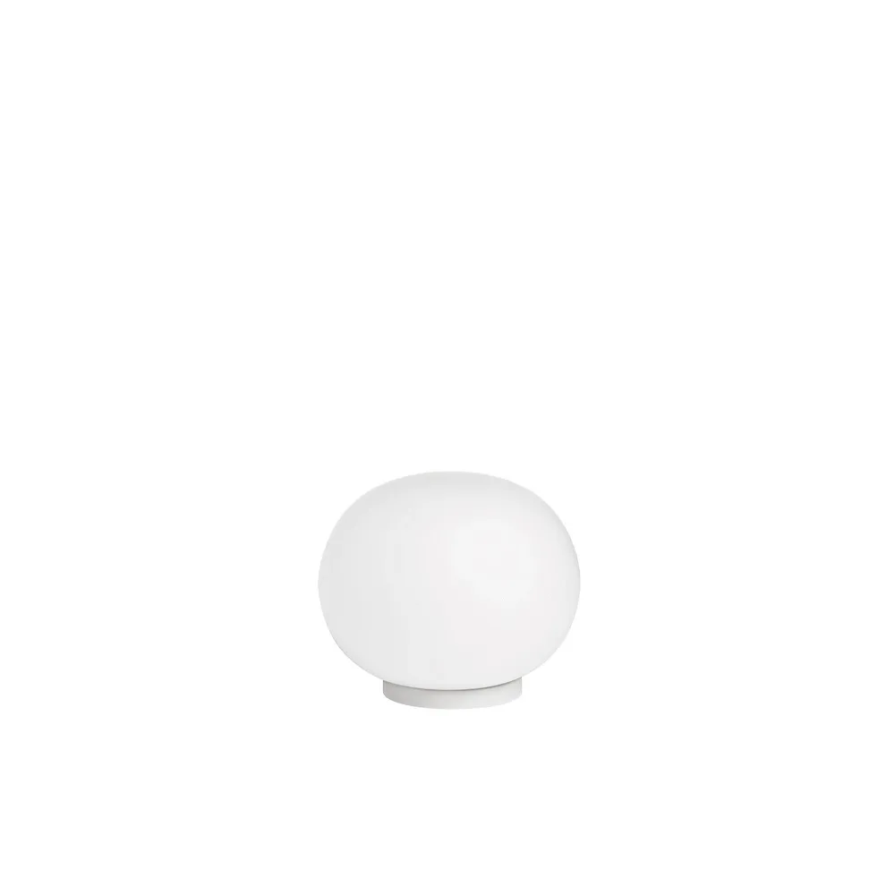 Lampe de table Glo-Ball Mini T, Verre opale blanc Flos
