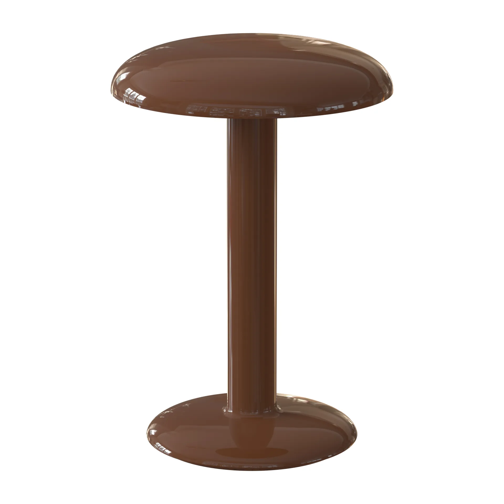 Lampe de table Gustave Residential portable, Lacquered brown Flos