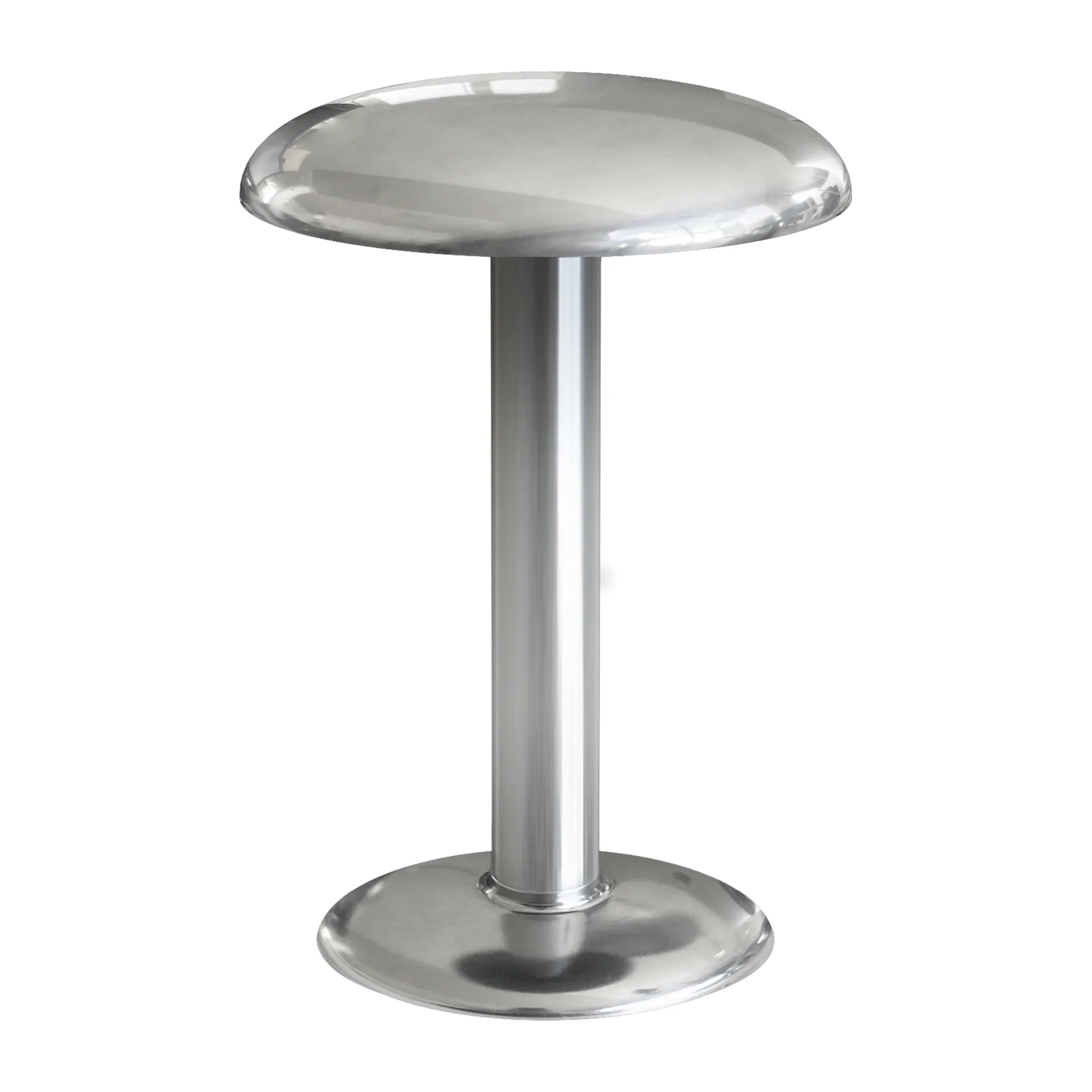 Lampe de table Gustave Residential portable, Polished silver Flos