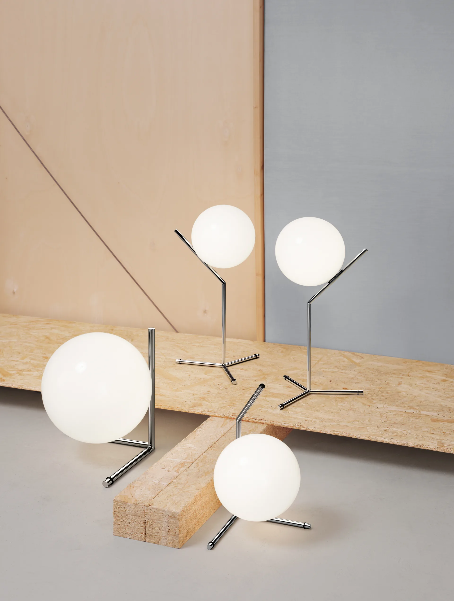 Lampe de table IC Lights T1 High, Chrome-opale Flos