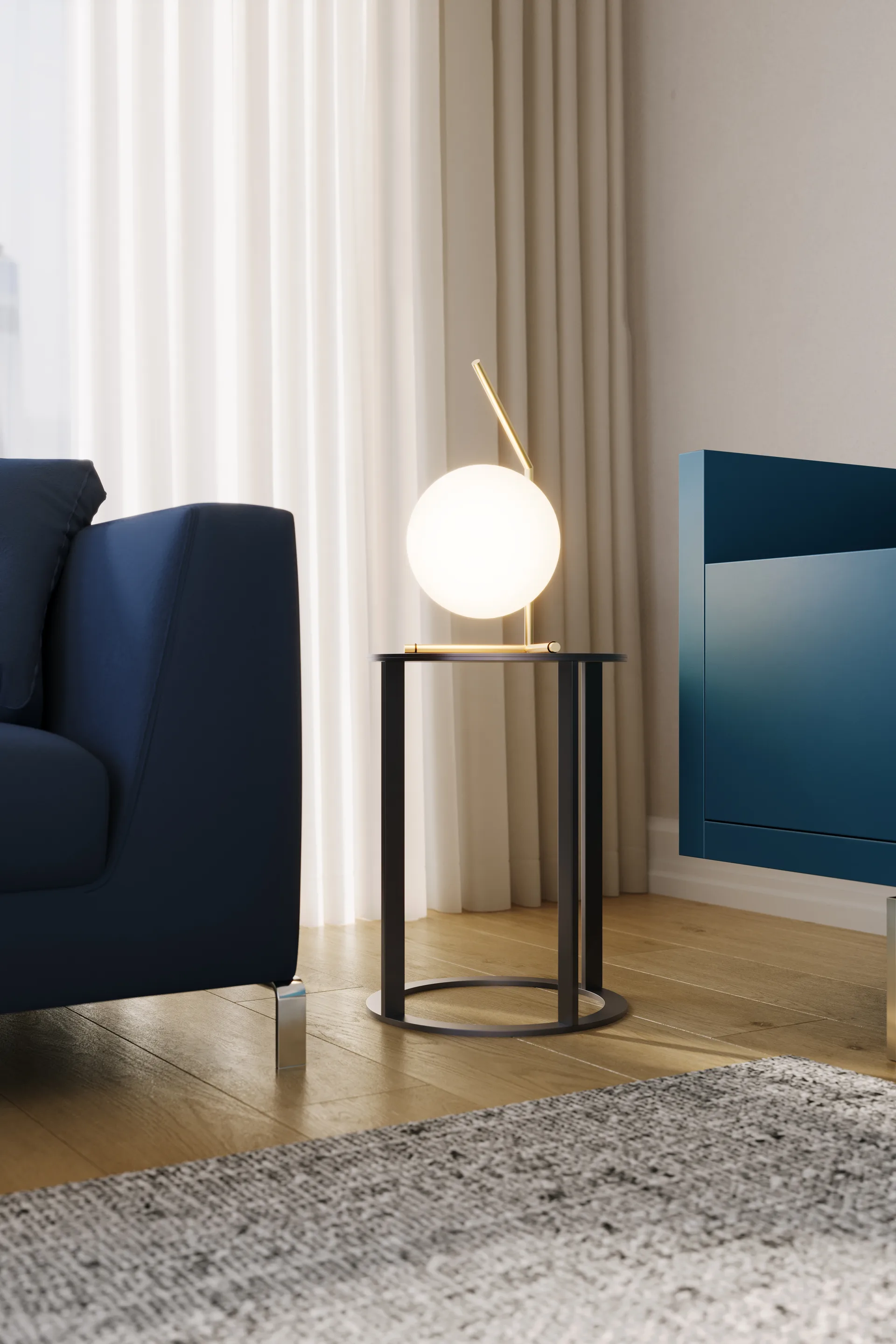 Lampe de table IC T1 Low 38 cm, Gold Flos