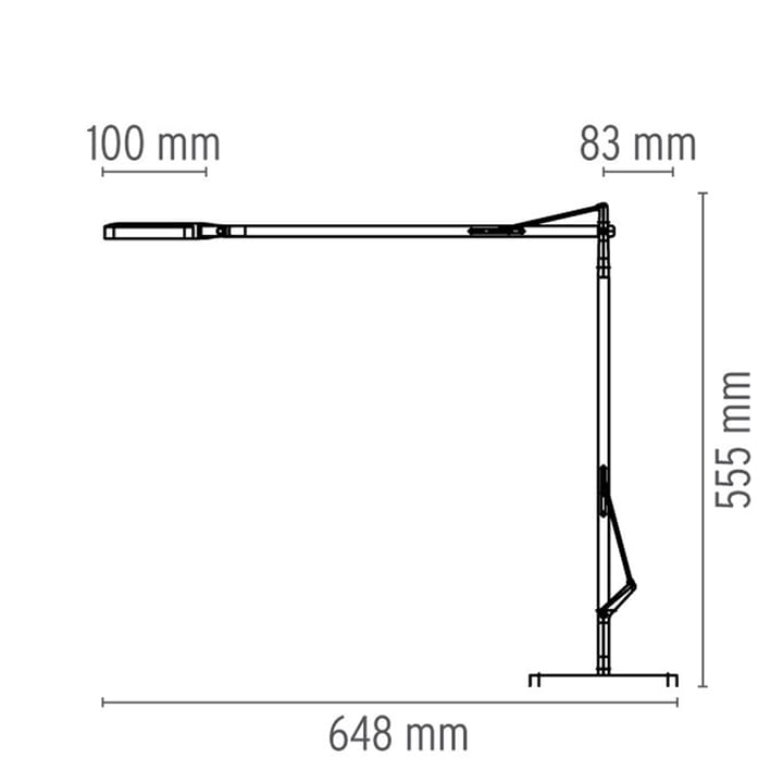 Lampe de table Kelvin T LED, Anthracite Flos