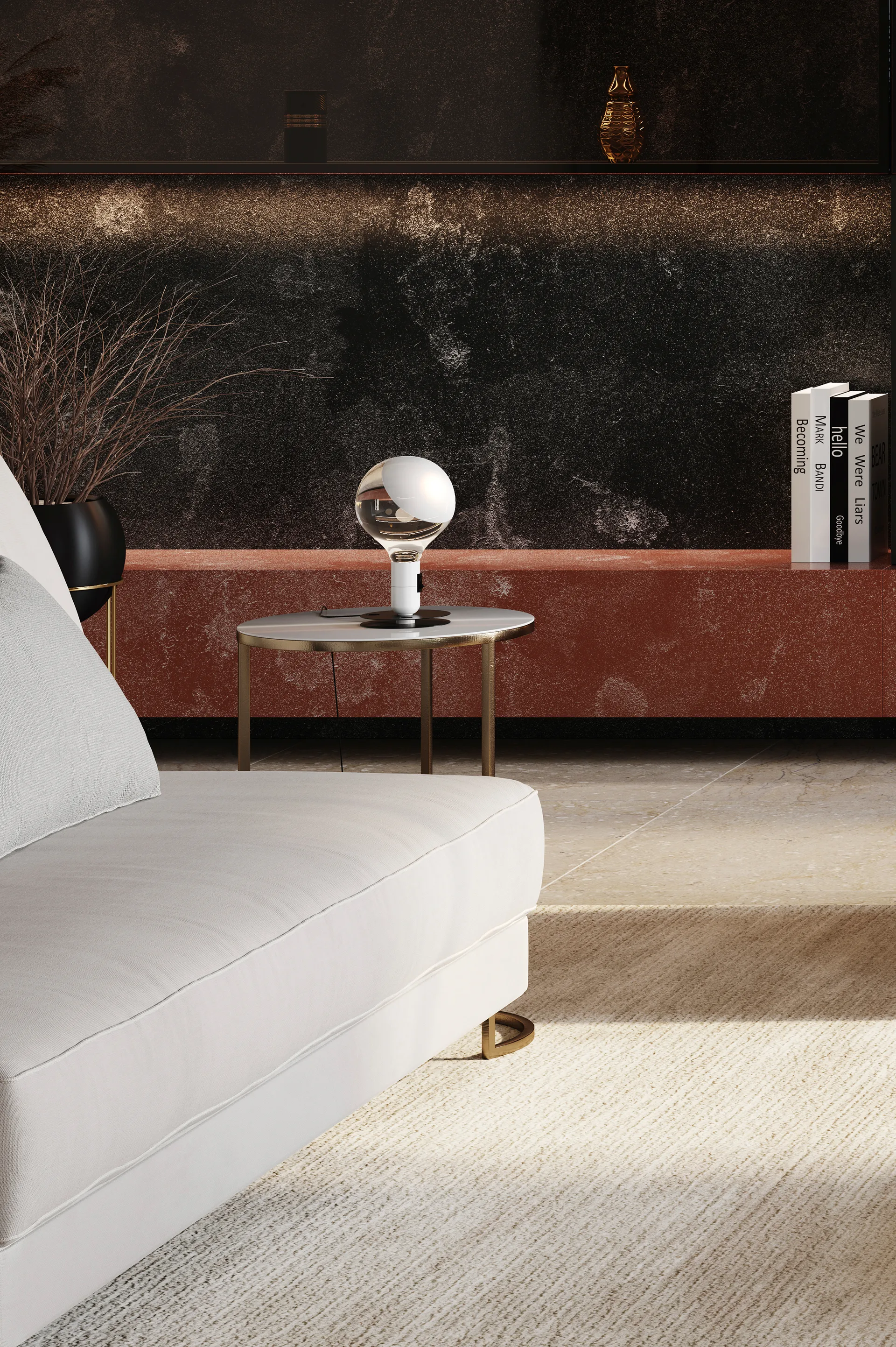 Lampe de table Lampadina, Blanc Flos