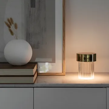 Lampe de table Last Order Fluted IP20 - Cuivre - Flos