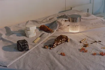 Lampe de table Last Order Fluted IP55 - Acier inoxydable - Flos