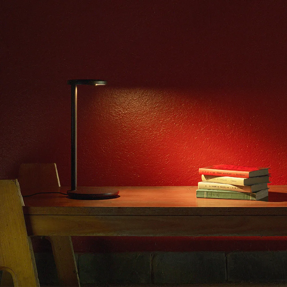 Lampe de table Oblique, Marron Flos