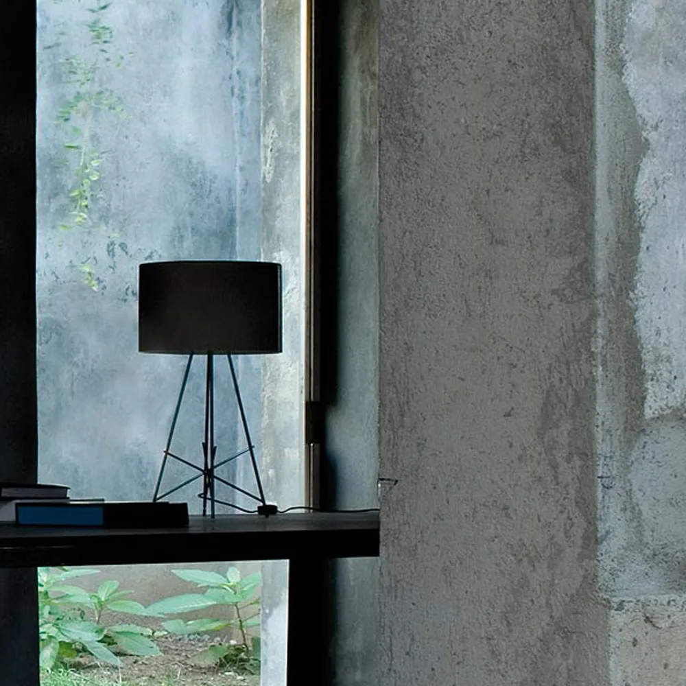 Lampe de table Ray T, Blanc-chrome Flos