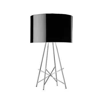 Lampe de table Ray T - Noir-chrome - Flos