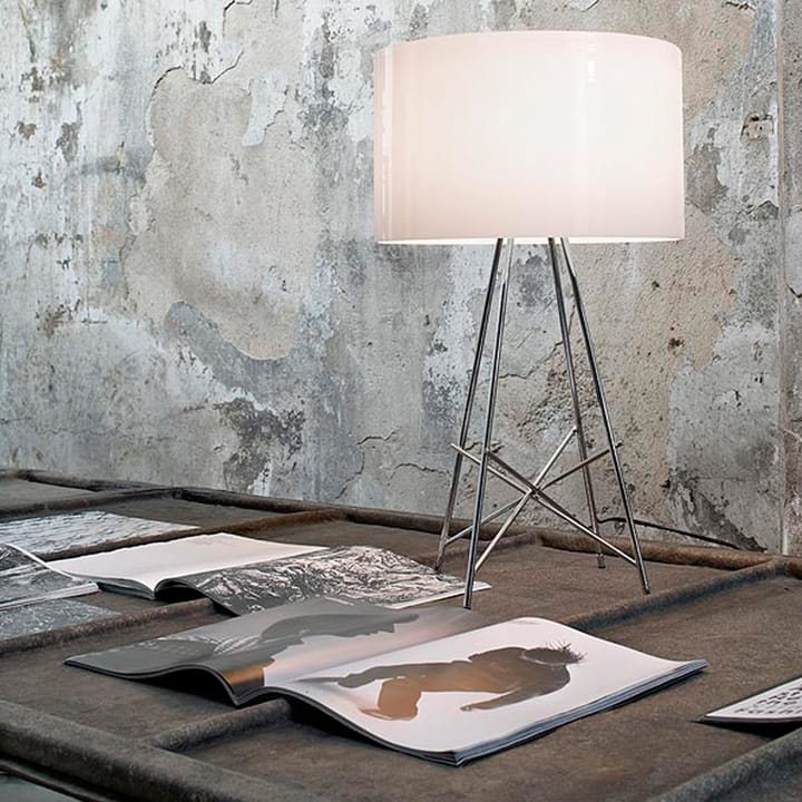 Lampe de table Ray T, Noir-chrome Flos