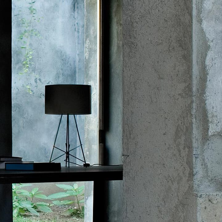 Lampe de table Ray T, Noir-chrome Flos