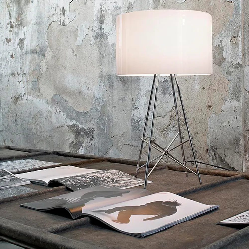 Lampe de table Ray T, Verre clair Flos