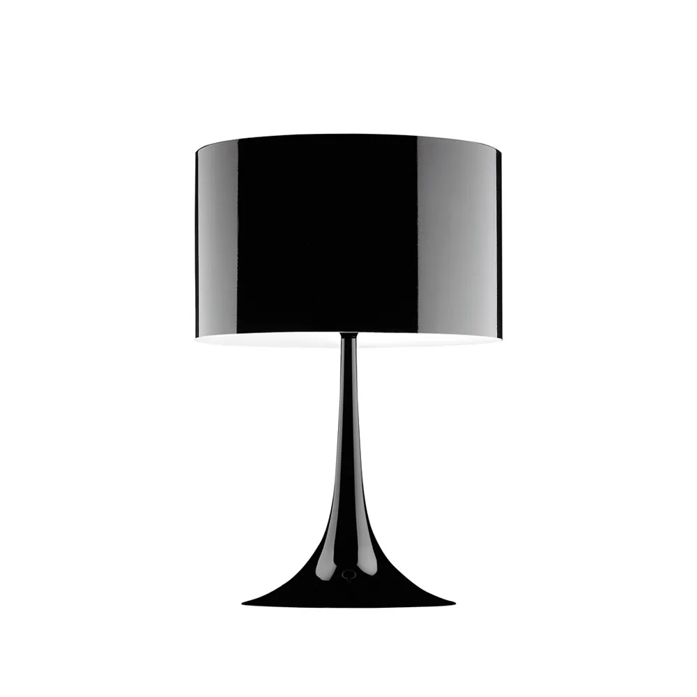 Lampe de table Spun Light T1, Noir Flos