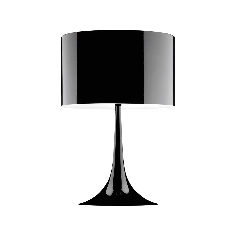 Lampe de table Spun Light T2, Noir Flos