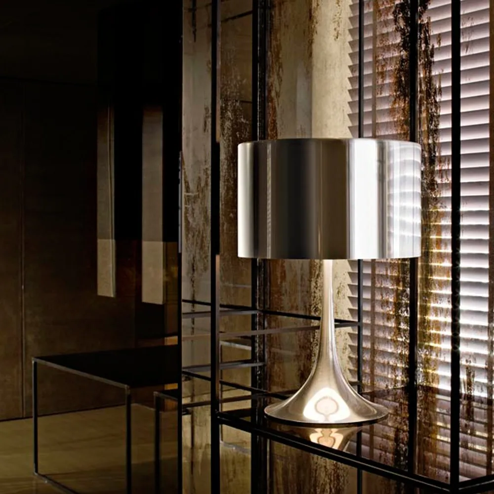 Lampe de table Spun Light T2, Noir Flos