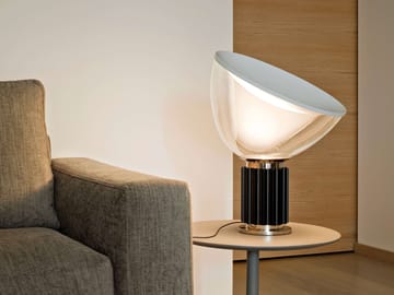 Lampe de table Taccia PMMA - Noir LED - Flos