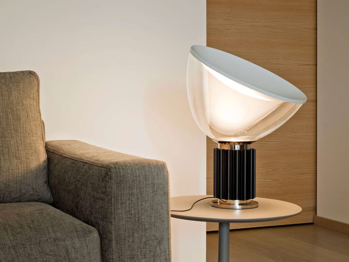 Lampe de table Taccia PMMA, Noir LED Flos
