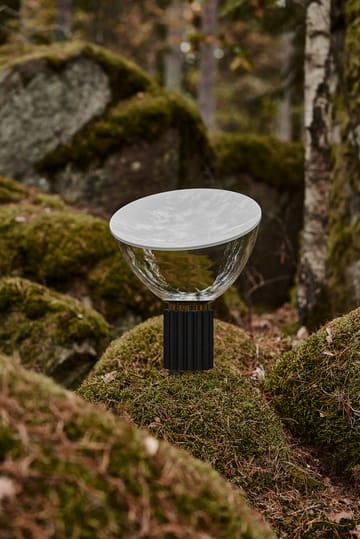 Lampe de table Taccia Small LED 48,5 cm - Noir-coupole en verre - Flos
