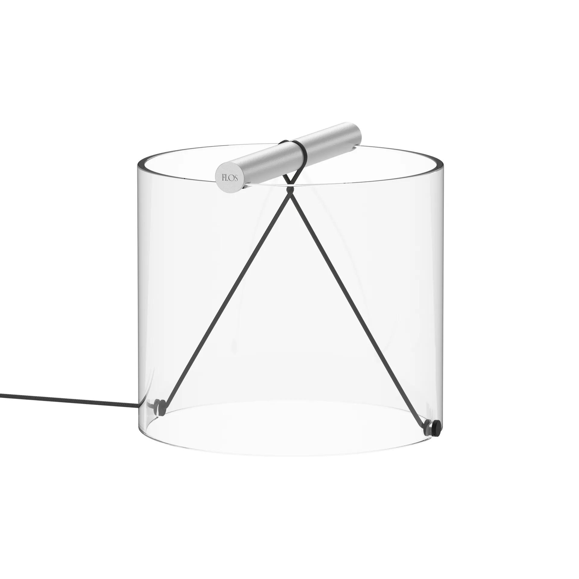 Lampe de table To-Tie T1, Aluminium anodisé Flos