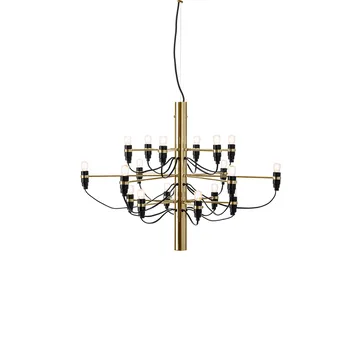 Lustre 2097 Sarfatti - Laiton 18 lampes - Flos