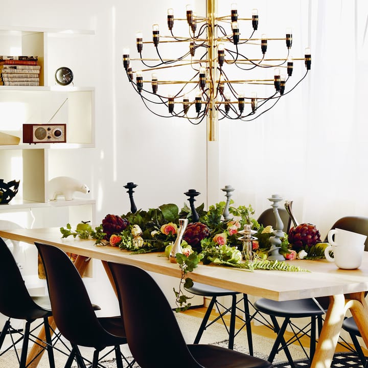 Lustre 2097 Sarfatti, Laiton 30 lampes Flos