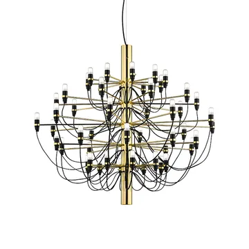 Lustre 2097 Sarfatti - Laiton 50 lampes - Flos