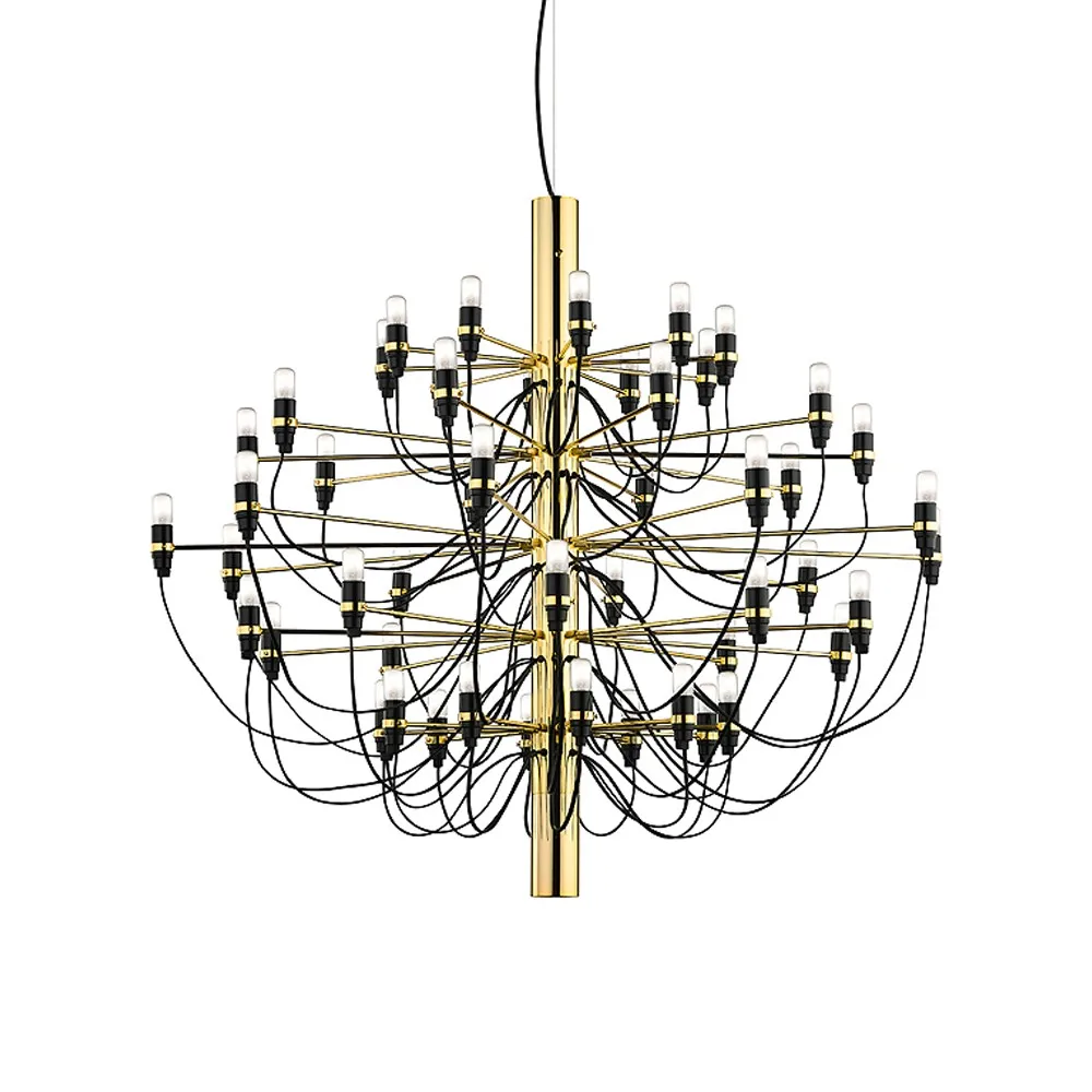 Lustre 2097 Sarfatti LED, Laiton 50 lampes Flos