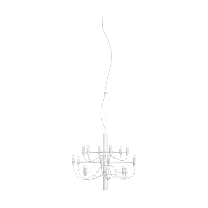 Lustre 2097 Sarfatti LED - Matt blanc 18 lampes - Flos