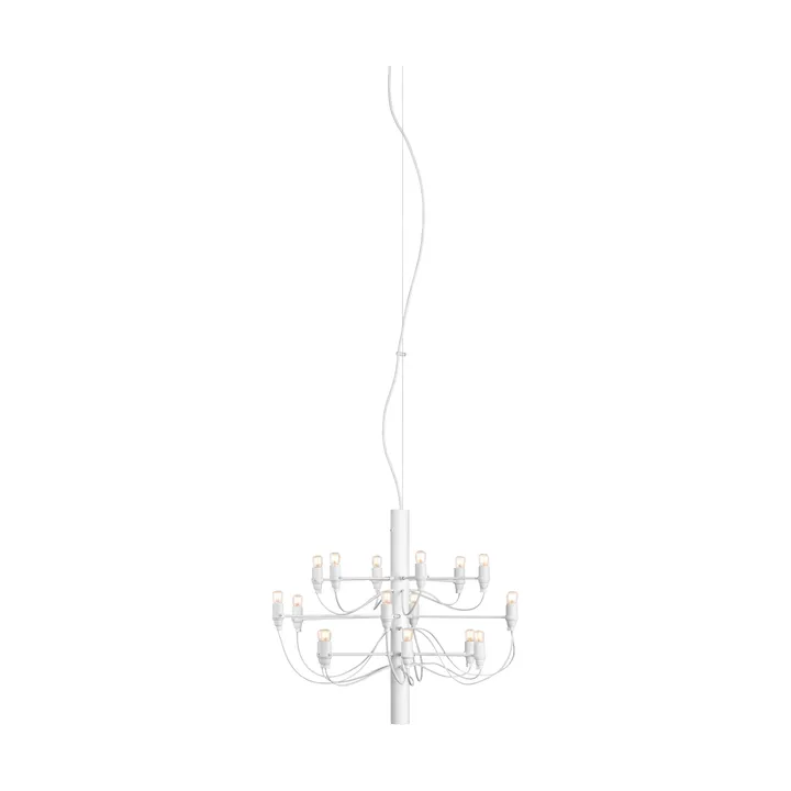 Lustre 2097 Sarfatti LED - Mattblanc 18 lampes - Flos