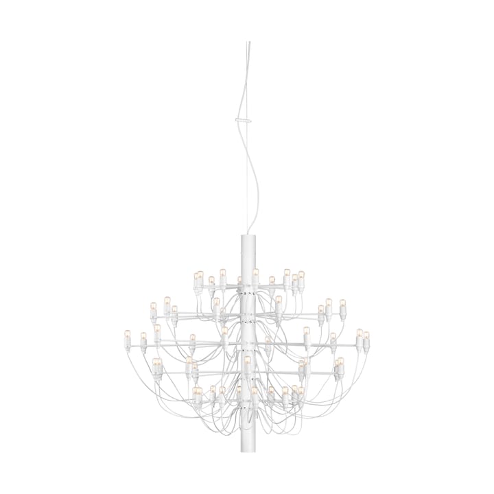 Lustre 2097 Sarfatti - Mat blanc 50 lampes - Flos