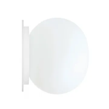 Mini Glo-Ball CW applique et plafonnier montage sur miroir - Blanc - Flos