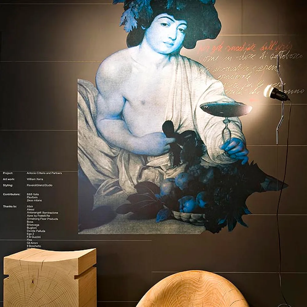 Parentesi lampe sur pied et suspension, Rouge Flos